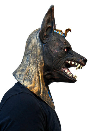 Celoobličejová maska pro dospělé Anubis