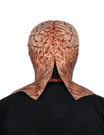 Celoobličejová maska pro dospělé monstrum s viditelným mozkem