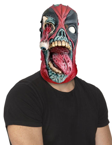 Celoobličejová maska pro dospělé Deadpoola Zombie