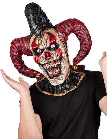 Celoobličejová maska pro dospělé Démonický Joker