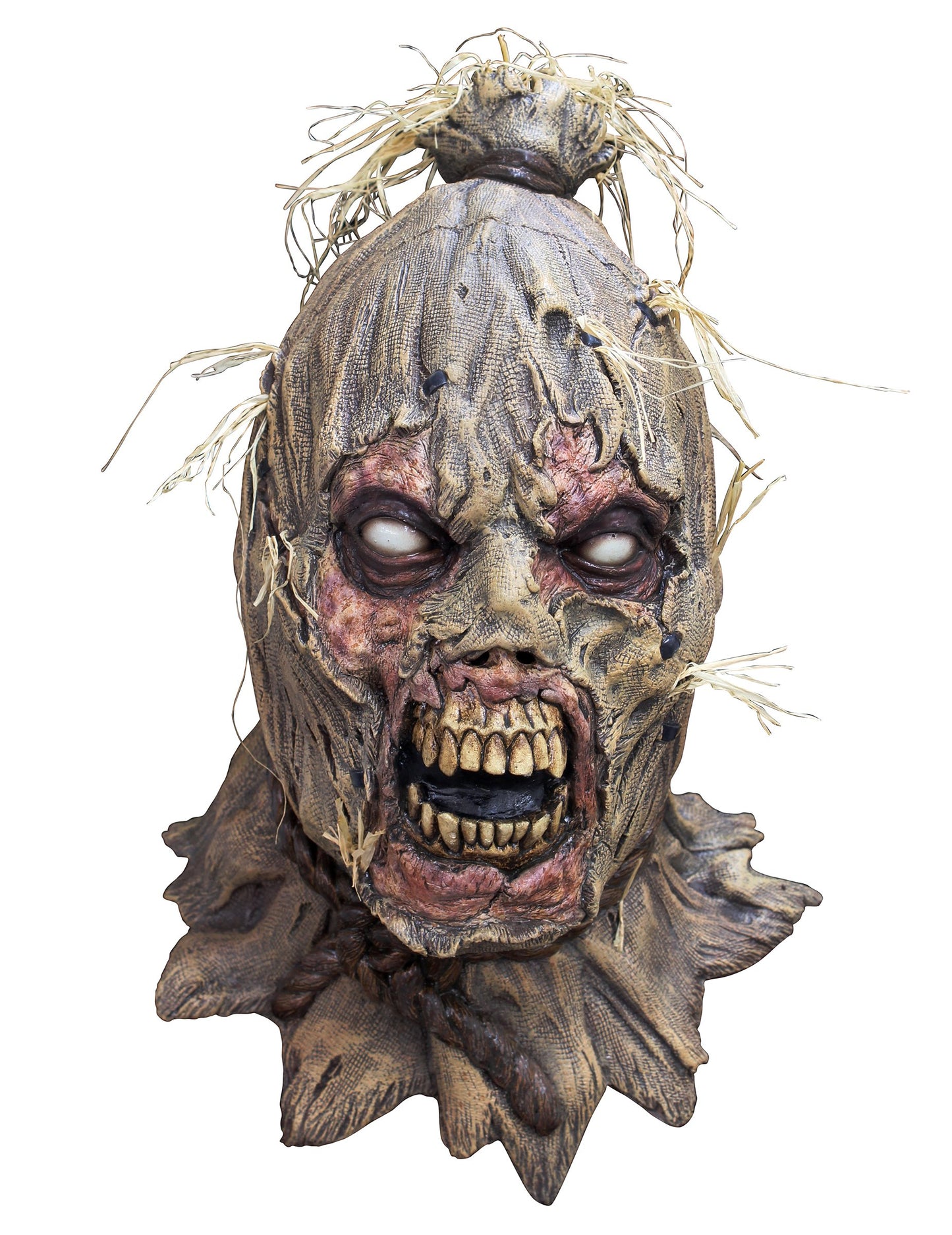 Masque intégral zombie épouvantail adulte