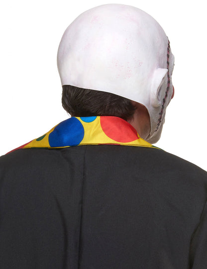 Latexová maska pro dospělé s lebkou a klaunem