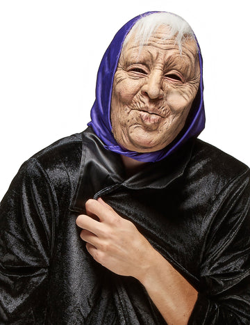 Latexová maska pro dospělé starší dámy