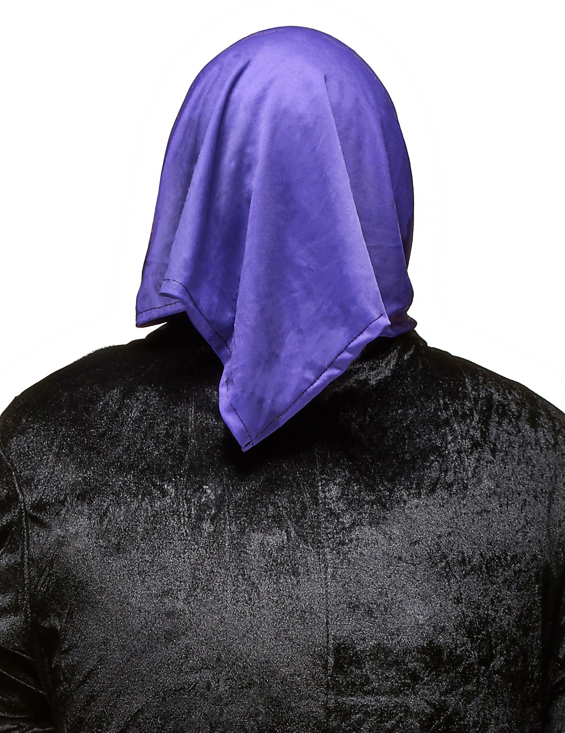 Vue de dos du masque latex vieille dame pour adulte