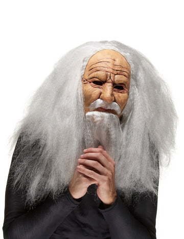 Latexová maska pro dospělé starého čaroděje