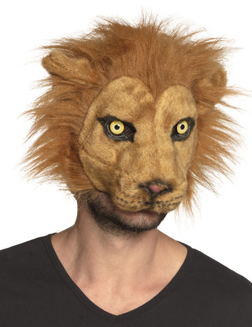 Dospělá plyšová lví maska