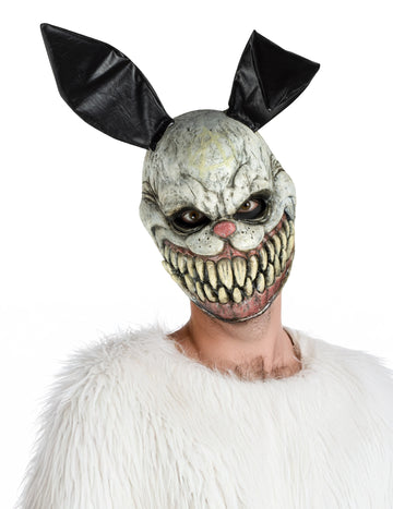 Masque méchant lapin phosphorescent adulte