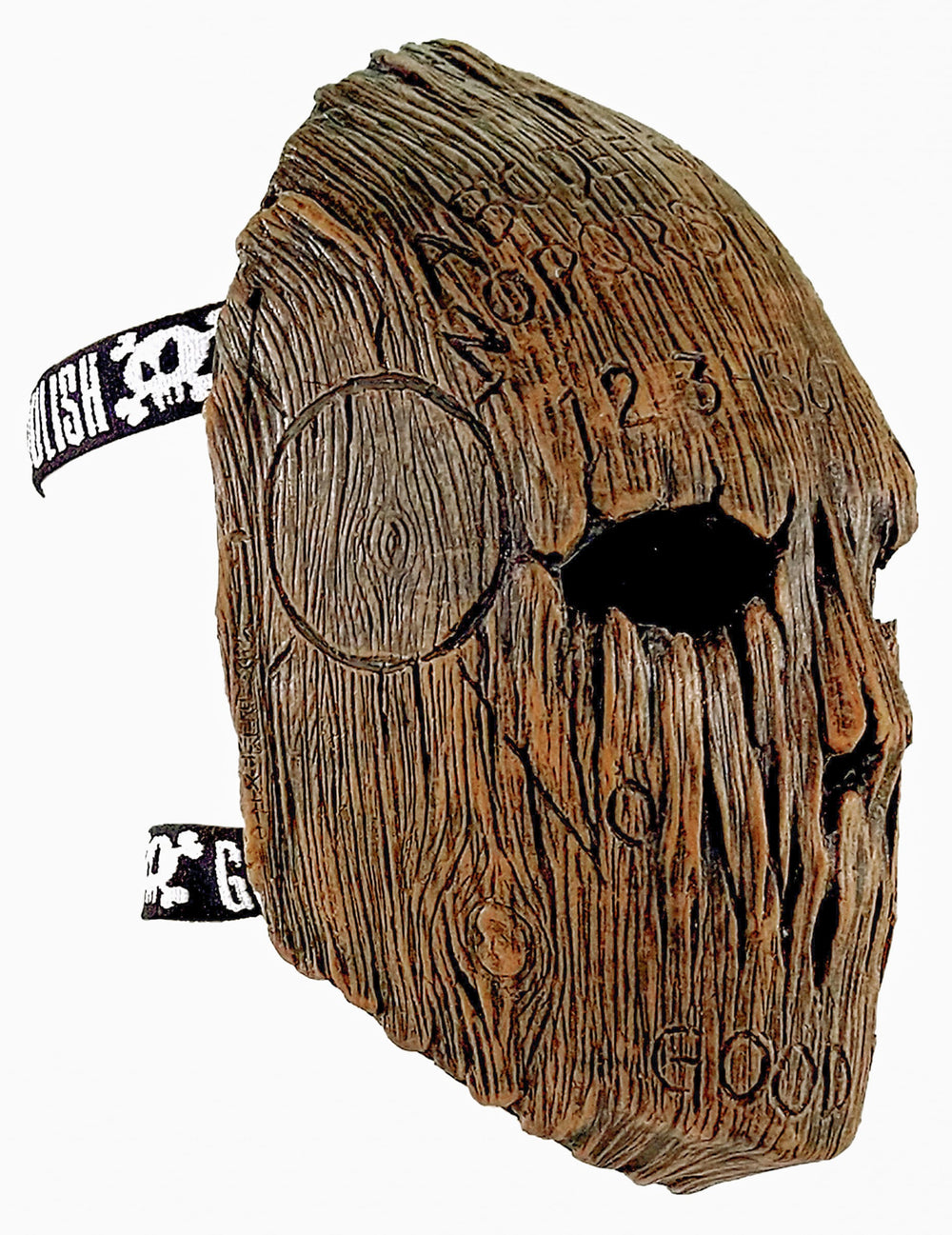 Vue de profil du masque Ouija
