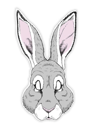 Papírová maska králíka 