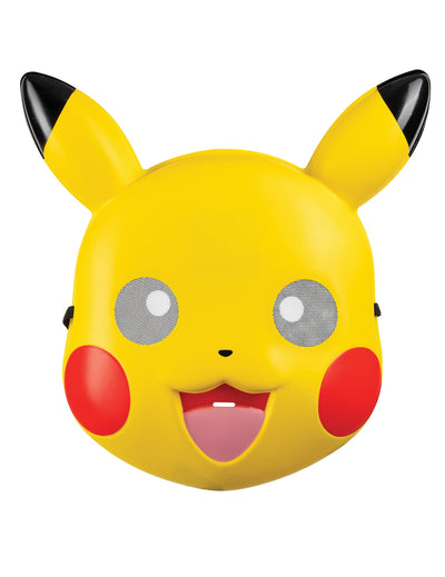 Masque Pikachu Pokémon™ pour enfant jaune avec joues rouges