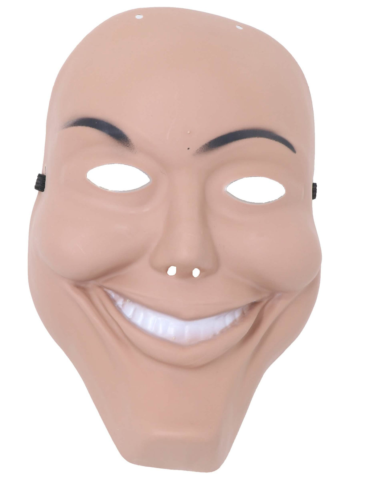 Detail na obličej usměvavé psychopatické masky