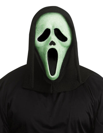 Fosforeskující maska Scream™ se třpytkami pro dospělé 