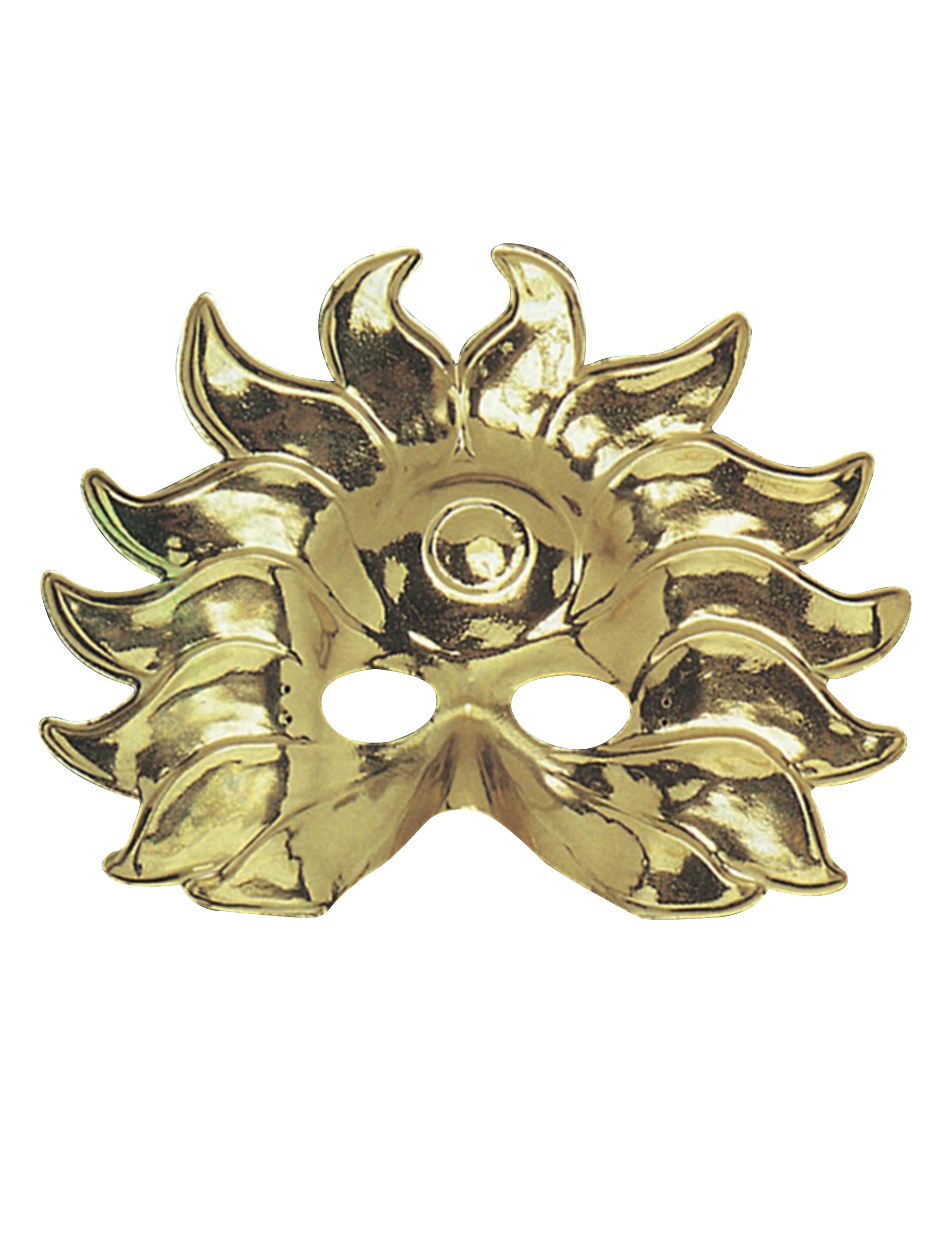 Masque soleil pour adulte or en plastique
