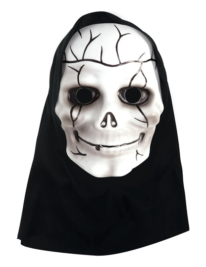 Skeletonová maska ​​s dětskou kapucí