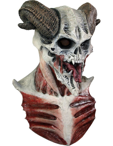 Halloweenská maska kostlivce s ďáblem pro dospělé
