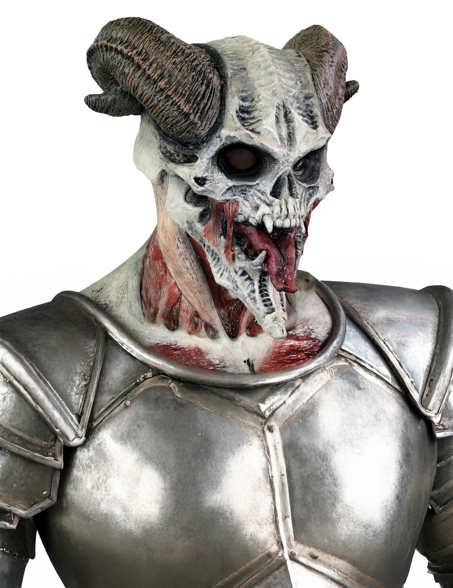 Halloweenská maska kostlivce s ďáblem pro dospělé