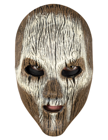 Masque vaudou effet bois adulte