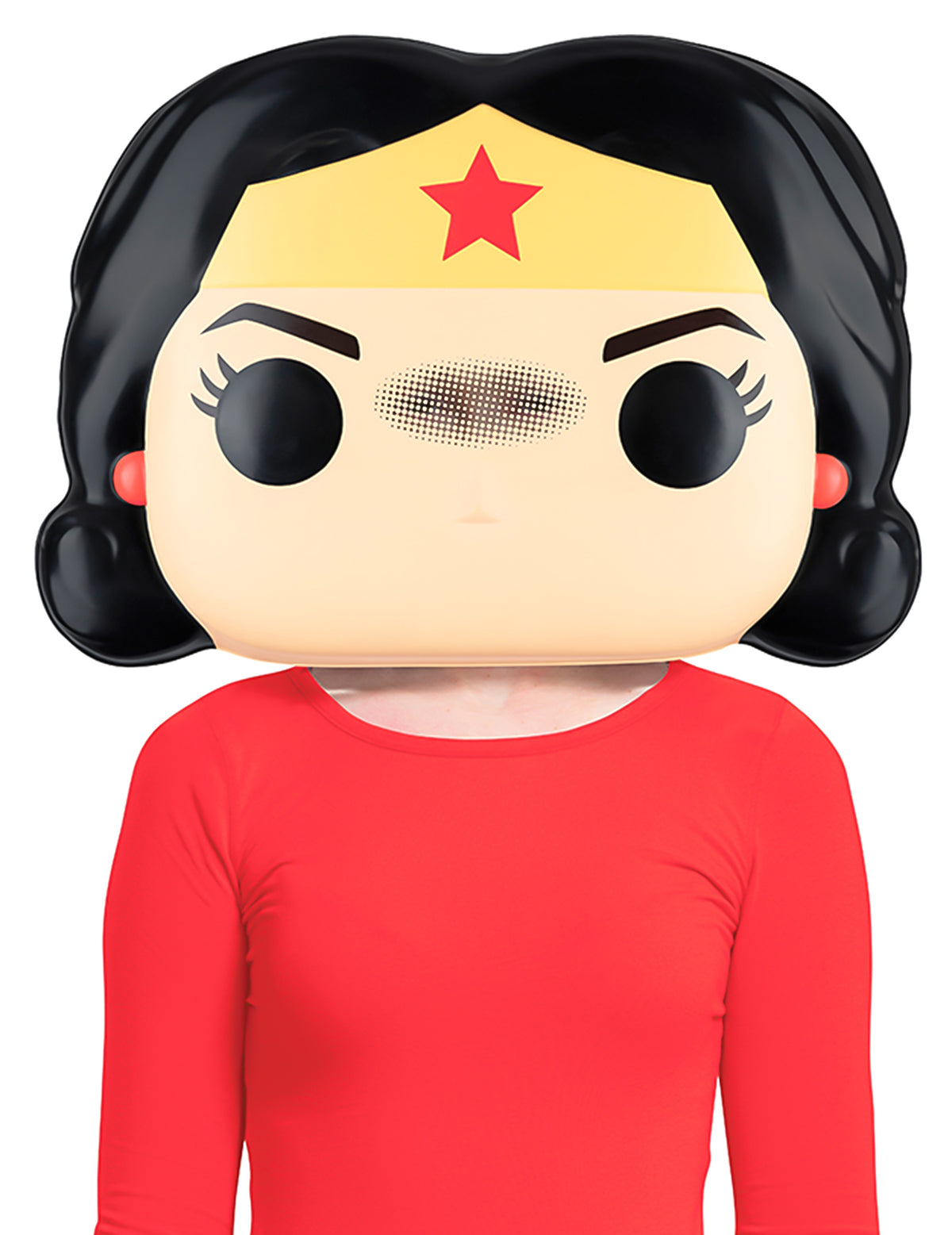 Masque Wonder Woman Funko Pop™ pour adulte jaune et noir