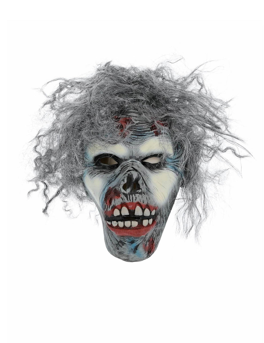 Pohled zepředu na masku zombie pro dospělého