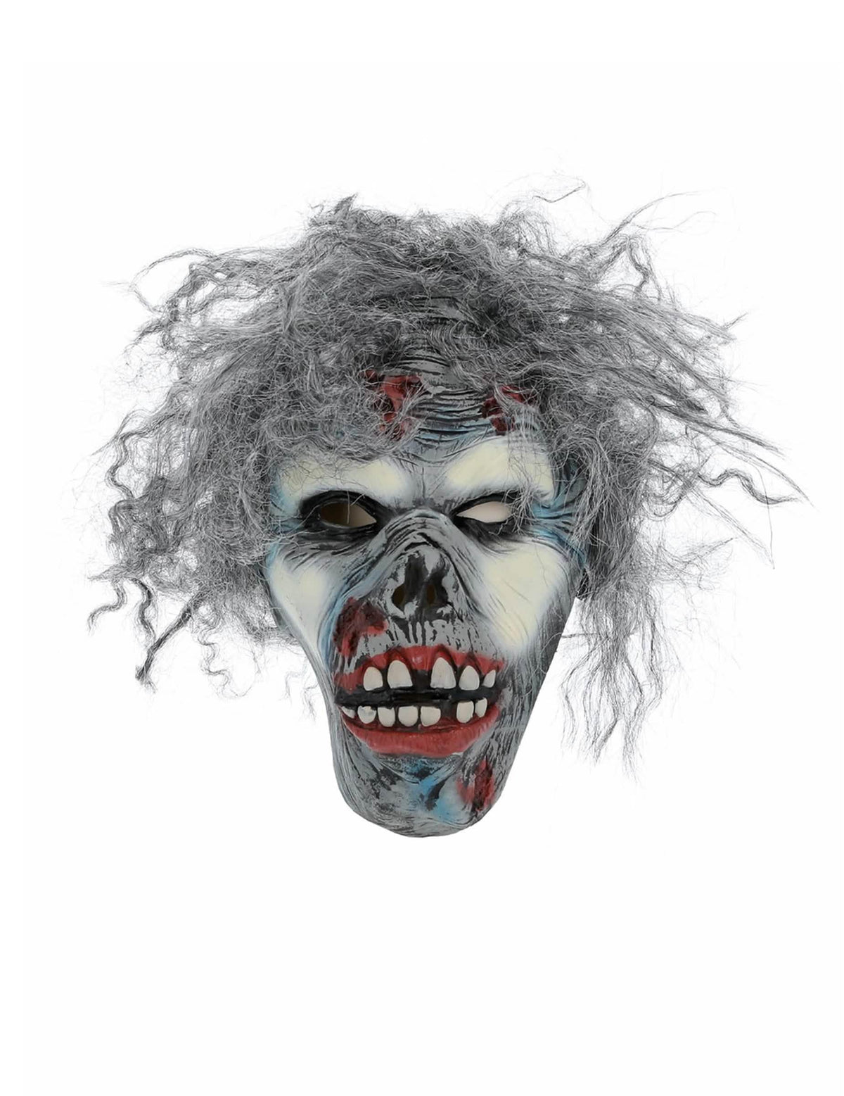 Pohled zepředu na masku zombie pro dospělého
