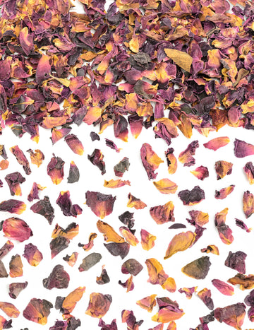 Maxi sáček sušených přírodních květinových konfet 400g růžové a oranžové