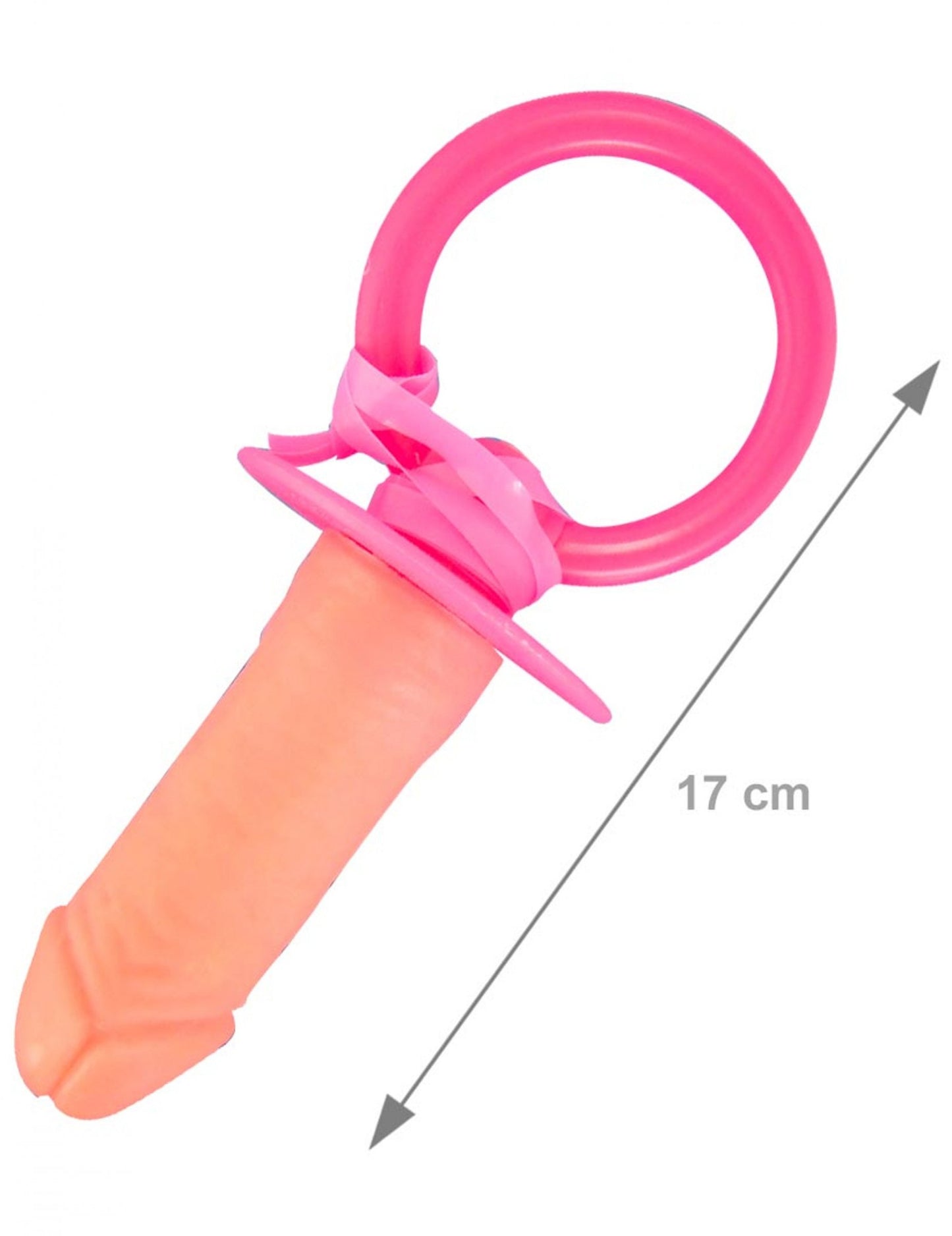 Méga sucette zizi pour adulte rose et chair