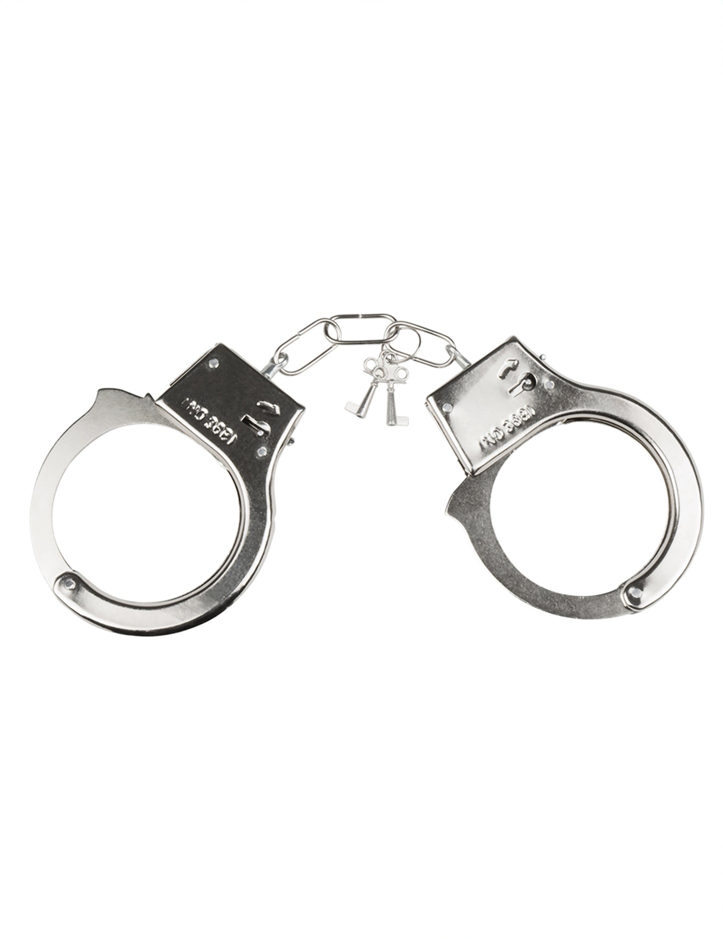 Metall-Handschellen mit Schlüssel