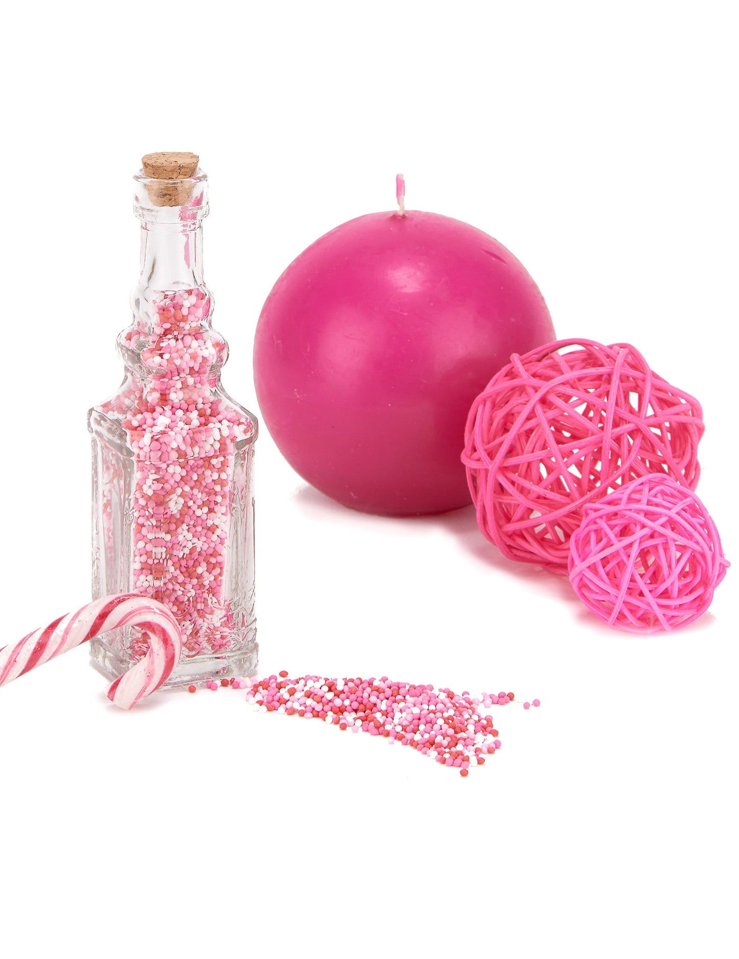 Geschenk-Flasche aus Glas mit 12 cm Höhe