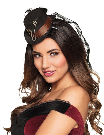 Dámská steampunk mini čepice