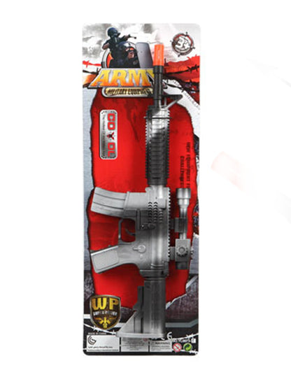 Emballage de la mitraillette avec viseur