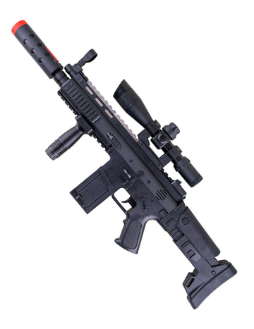 Kulomet s kouřovým, zvukovým a světelným efektem