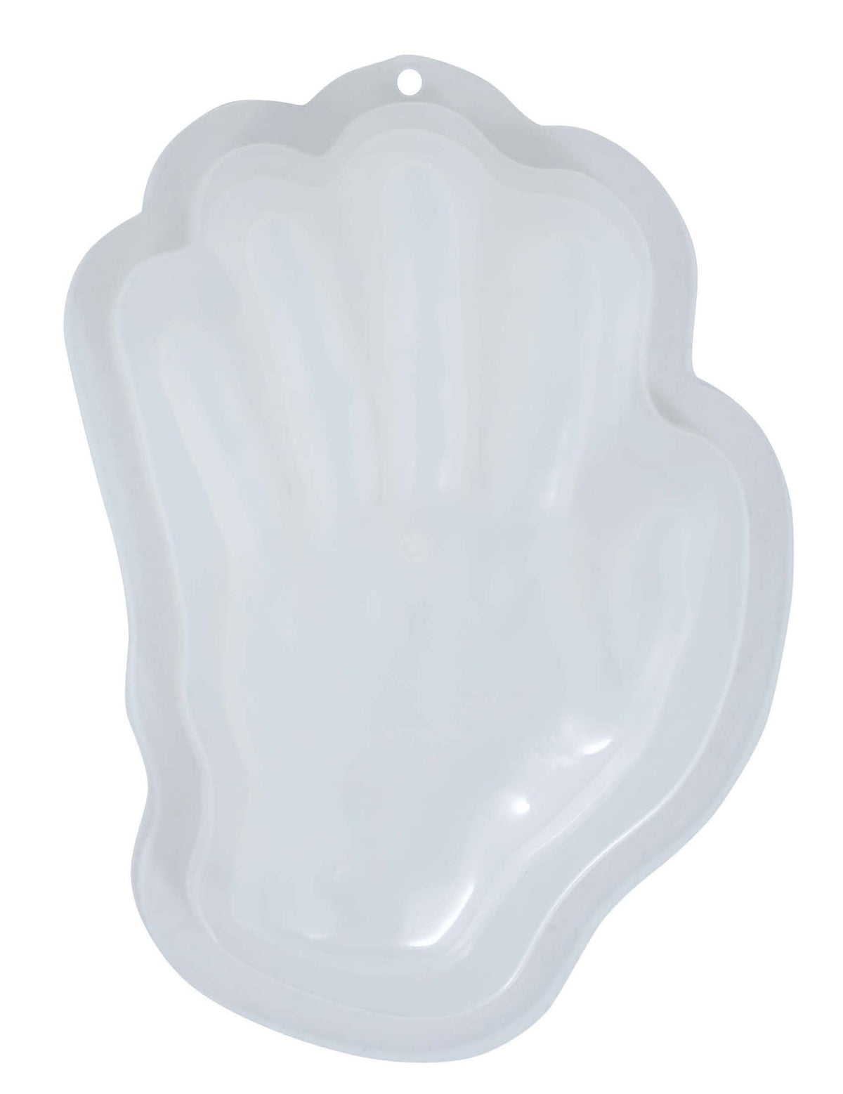 Vue de l'intérieur du moule à gelée en forme de main