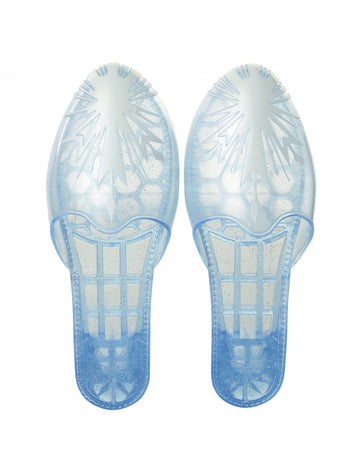 Elsa „Die Eiskönigin 2“ blaue glitzernde Mules für Mädchen