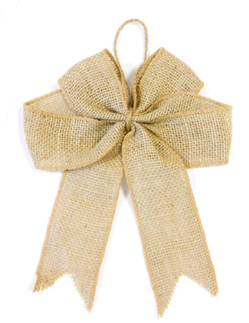 Pytlovina mašle 20cm country dekorace