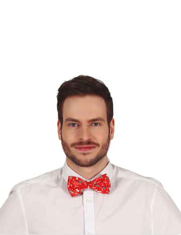 Červený vánoční motýlek pro dospělé