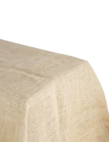 Obdélníkový jutový ubrus 240 x 120 cm