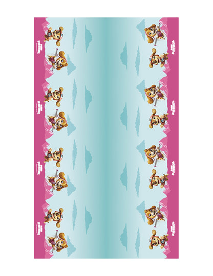 Ružový papierový obrus Labková patrola™ 136cm x 228cm