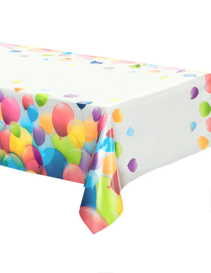 Plastový ubrus s létajícími balónky 120 x 180 cm 