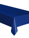 Nappe en plastique bleu marine rectangulaire