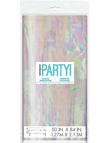 Duhový plastový ubrus 127 x 213 cm