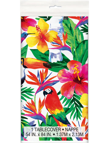 Plastový ubrus Palm Tropical Luau 137 x 213 cm