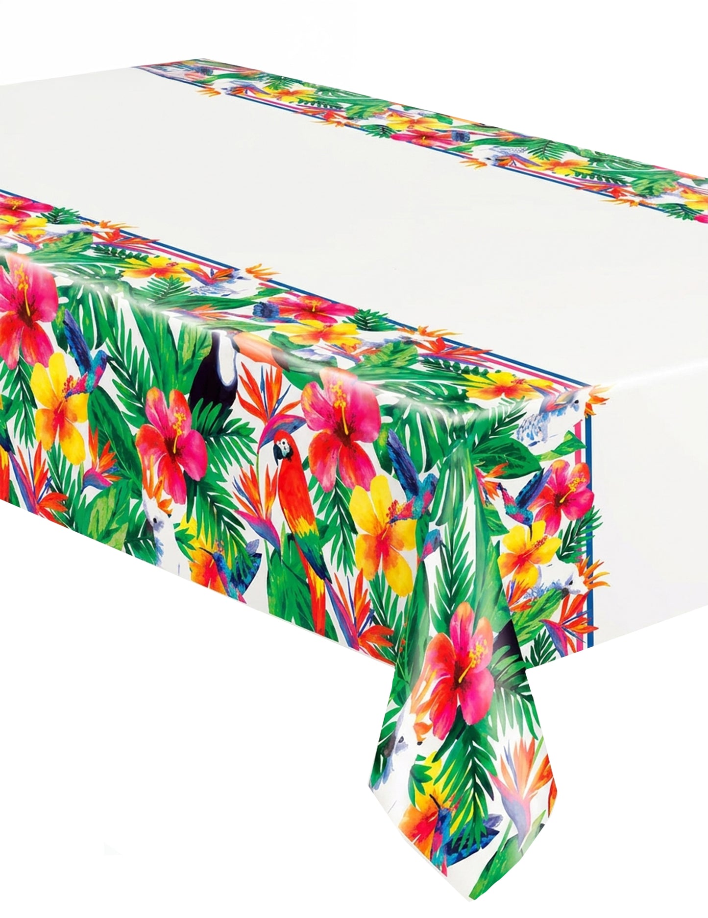 Tropische Tischdecke bunt 137 x 213cm