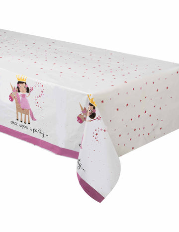 Plastový ubrus princezna a jednorožec 137 x 213 cm k narozeninám