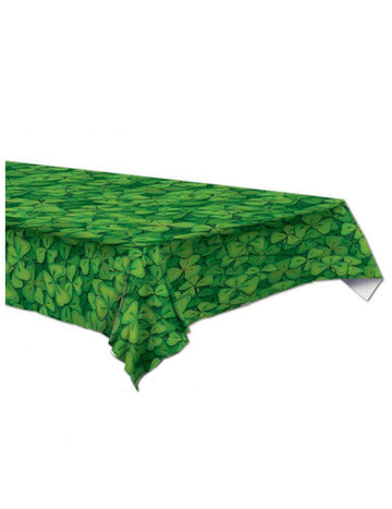 Kleeblatt-Tischdecke aus Kunststoff 137 x 174 cm