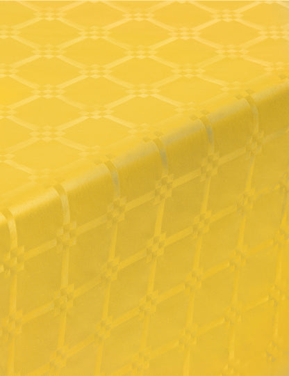 Žlutý damaškový papírový ubrus v roli 1,2 x 6m