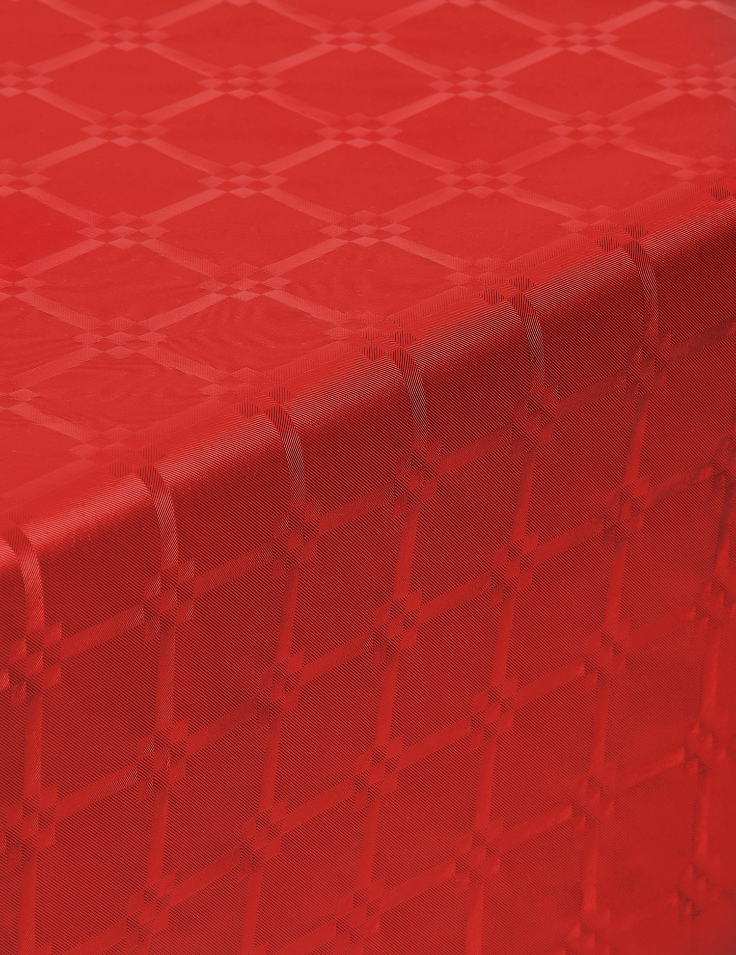 Červený damaškový papírový ubrus v roli 6 m šik 120 cm