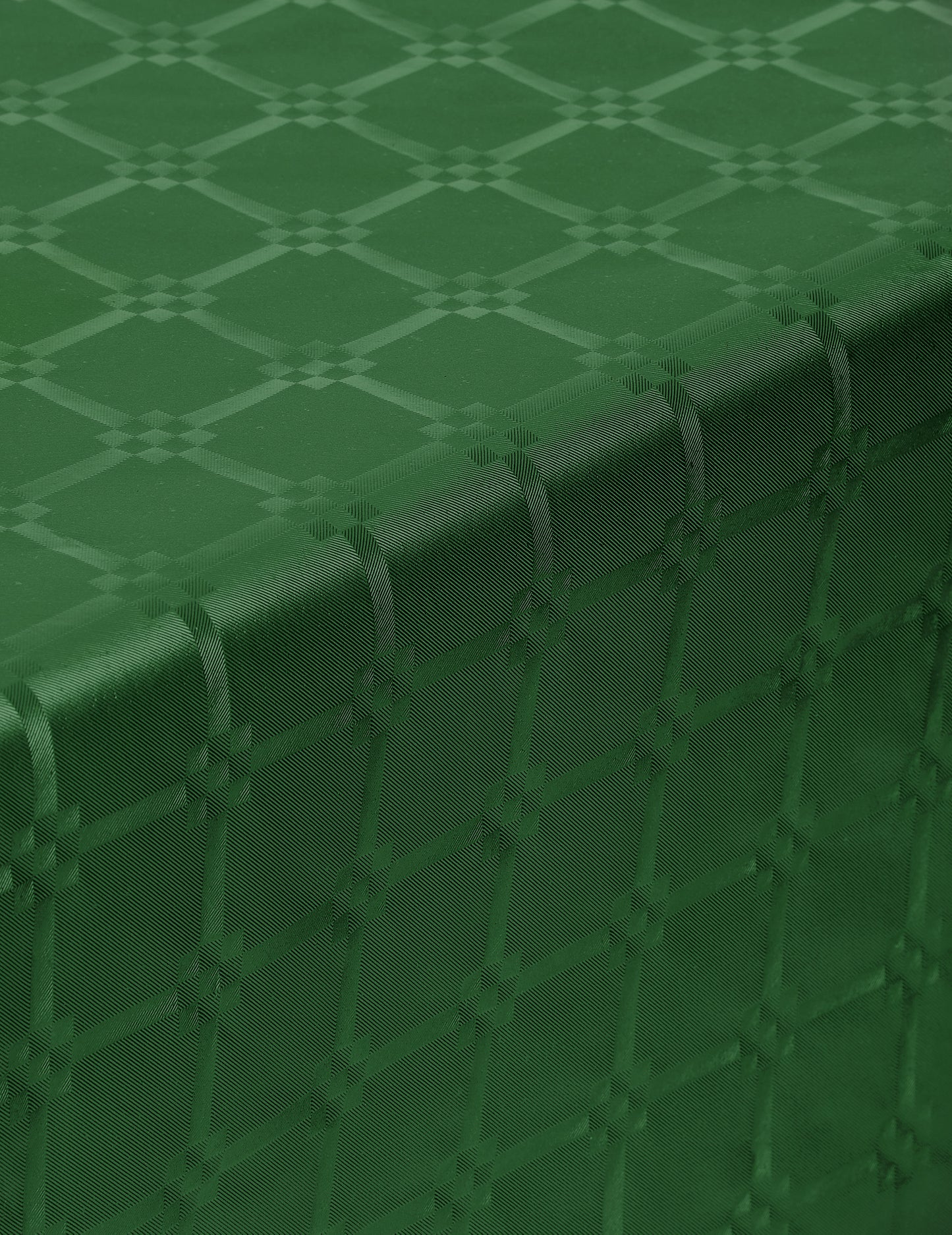 Tmavě zelený damaškový papírový ubrus v roli 1,2 x 6m