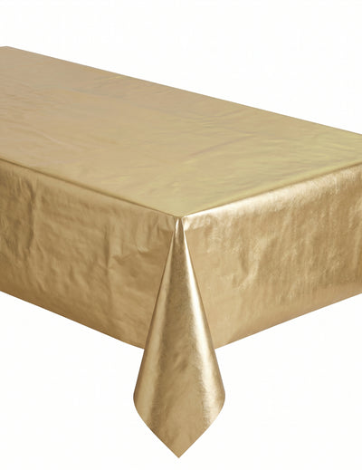 Metalický zlatý ubrus 120 cm x 20 m