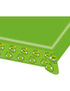 Nappe en plastique Angry Birds verte avec motifs de cochons