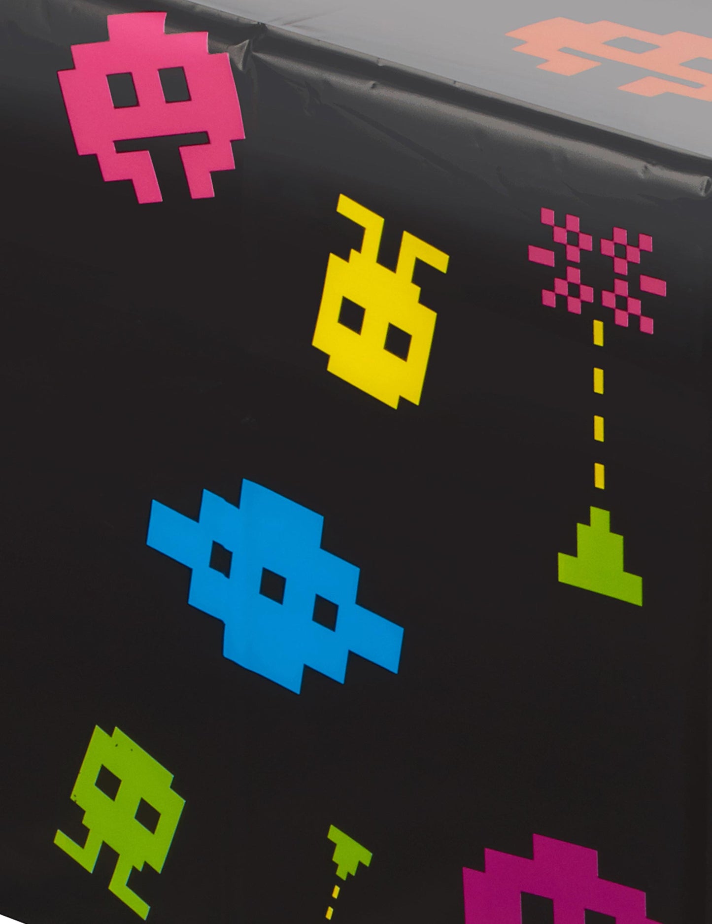 Plastový ubrus 80. léta 137 x 274 cm 8bitové videohry 